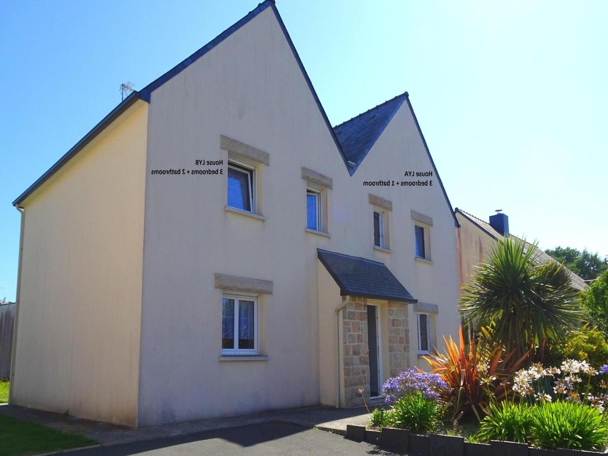 Modern Semi Detached House With Terrace Saint Quay Portrieux Villa Exteriör bild